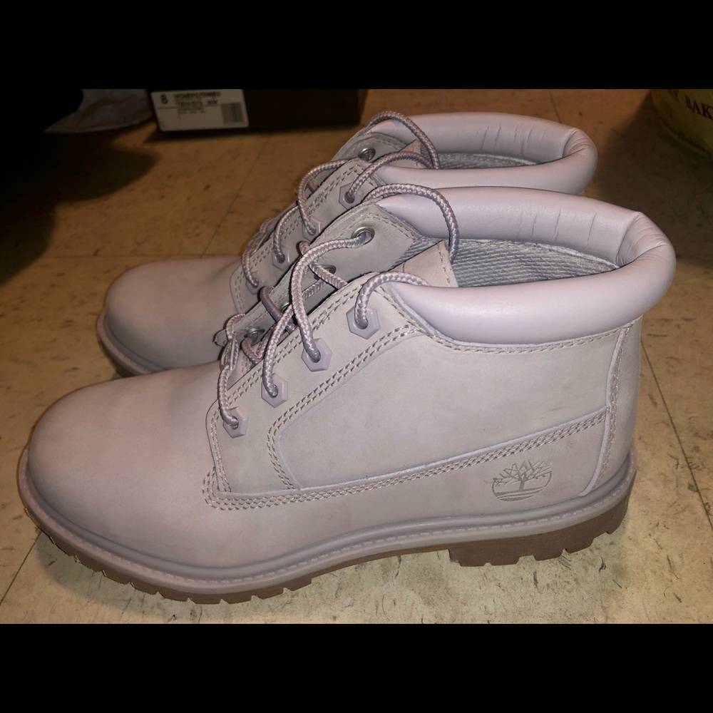 Purple Womenโs Timberland Boots - Picture 2 of 4